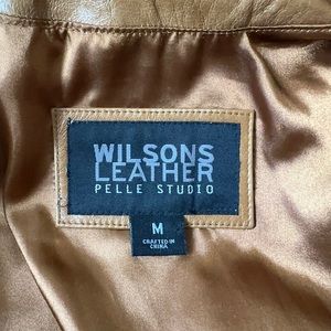 Genuine Brown Leather Jacket—Wilson’s